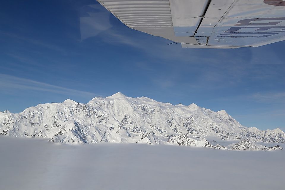 Mount Logan in Kluane National Park.