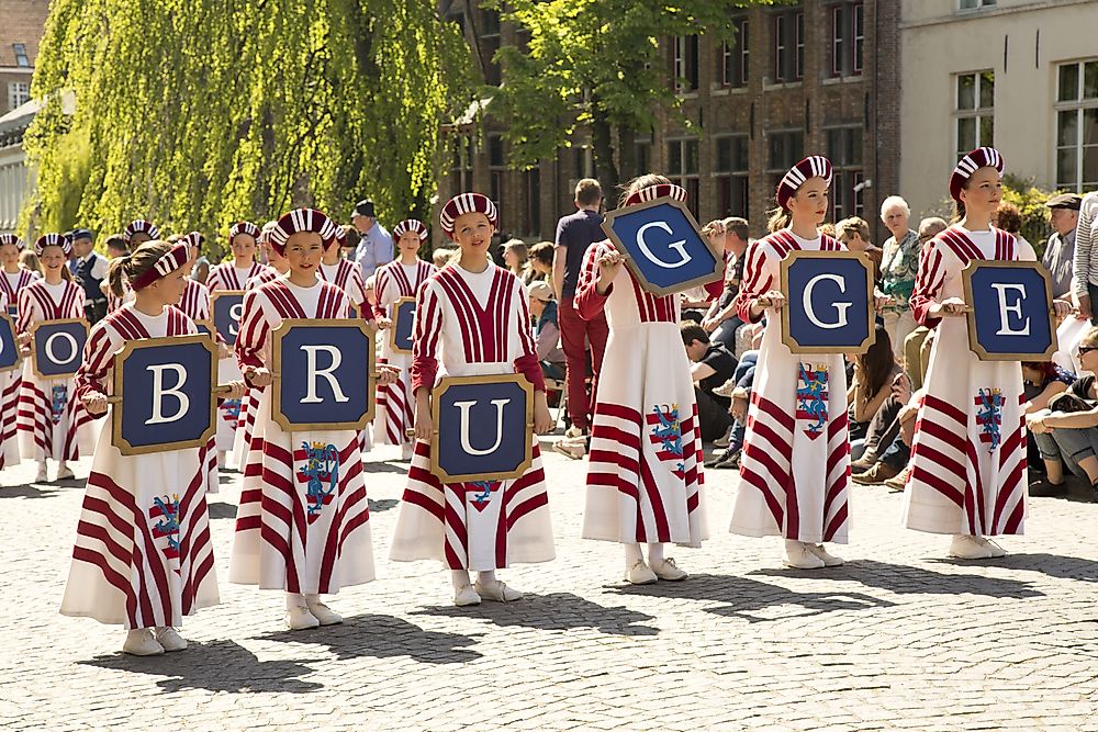 Procession of the Holy Blood in Bruges, Belgium. Editorial credit: Podolnaya Elena / Shutterstock.com