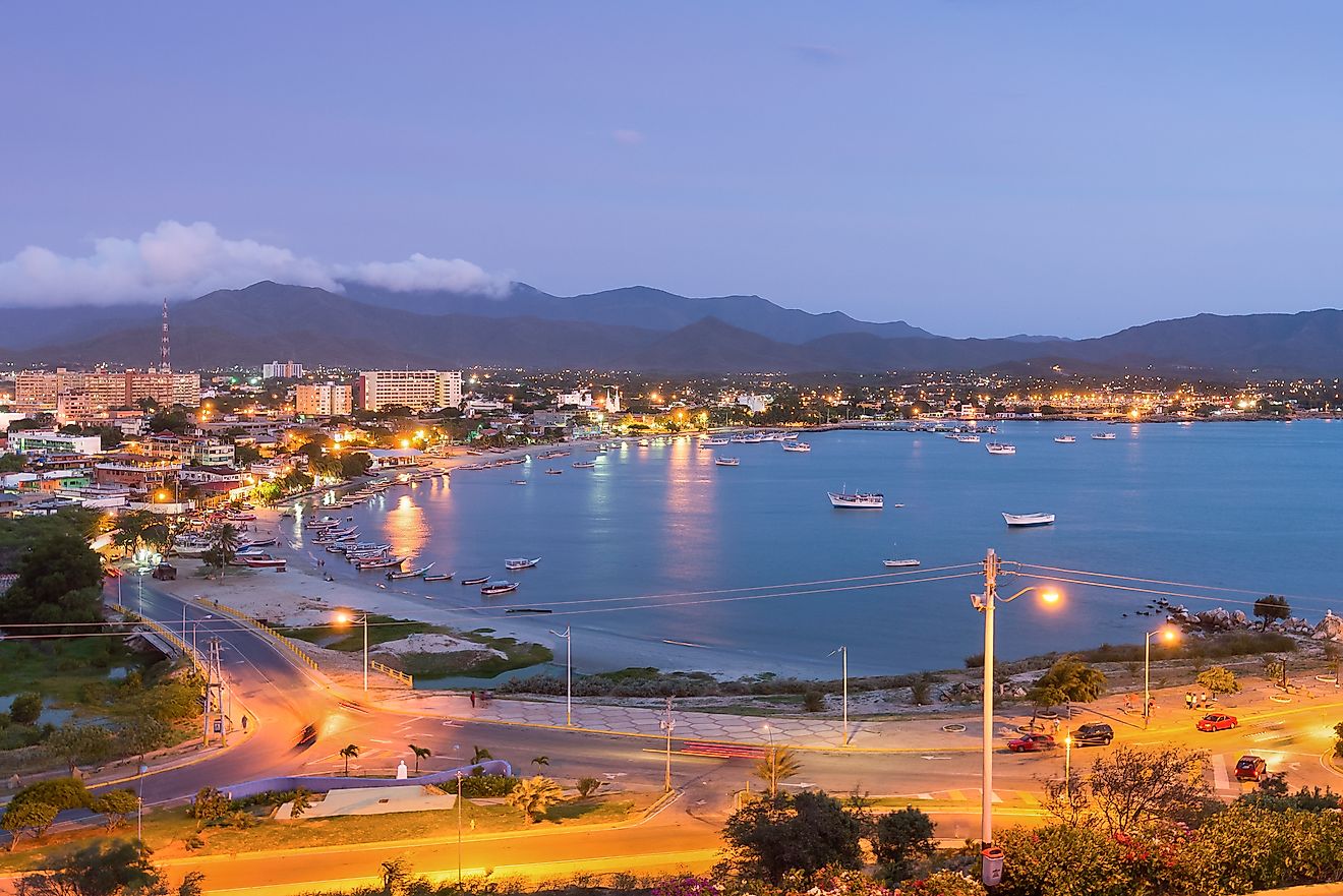 Juan Griego bay, Margarita Island.