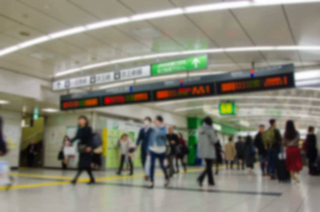 Days at Shinjuku station pass by in a busy blur. 
