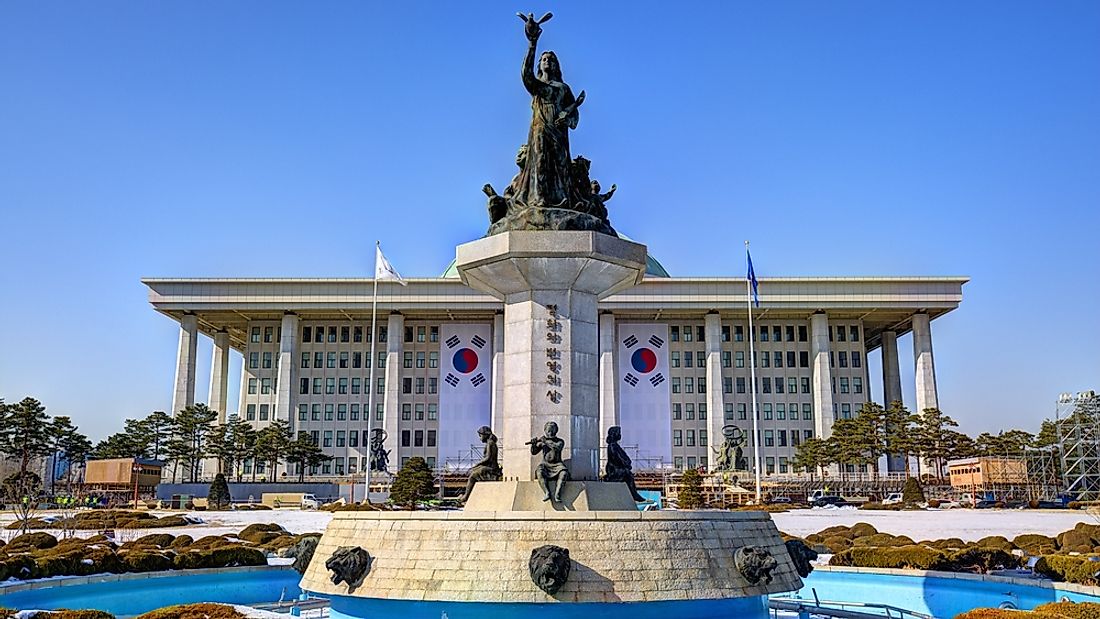 The National Assembly Building of South Korea. Editorial credit: Sean Pavone / Shutterstock.com.
