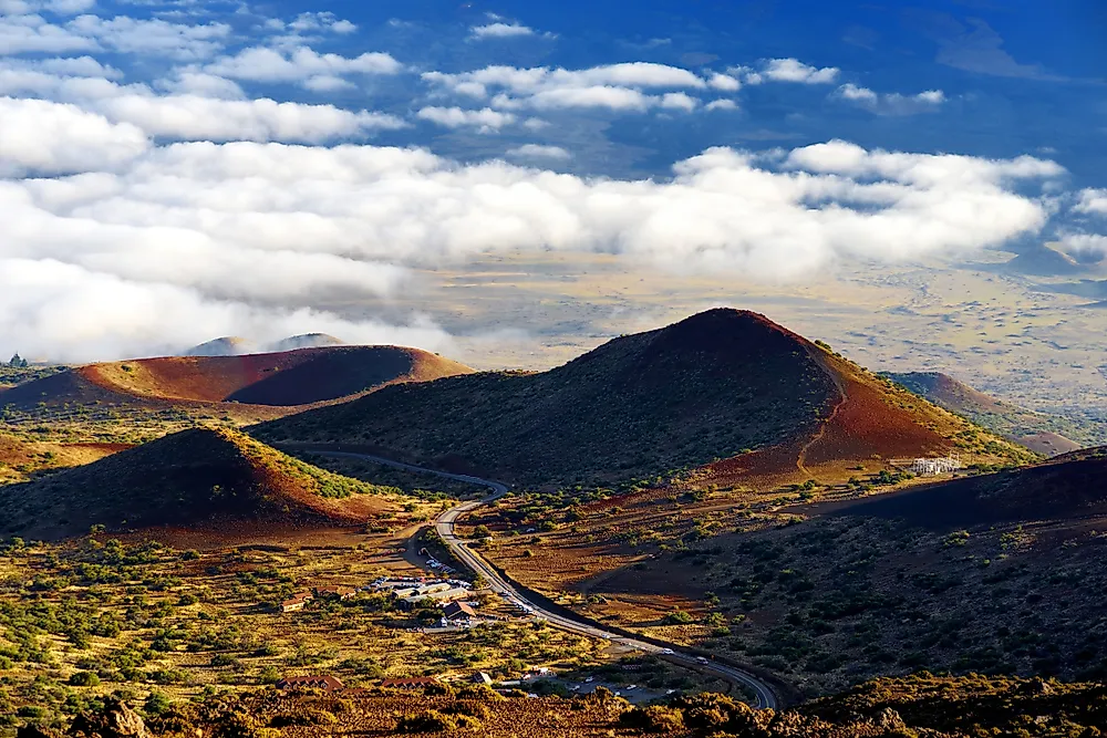 Hawaii's Mauna Loa is the largest active volcano in the world.