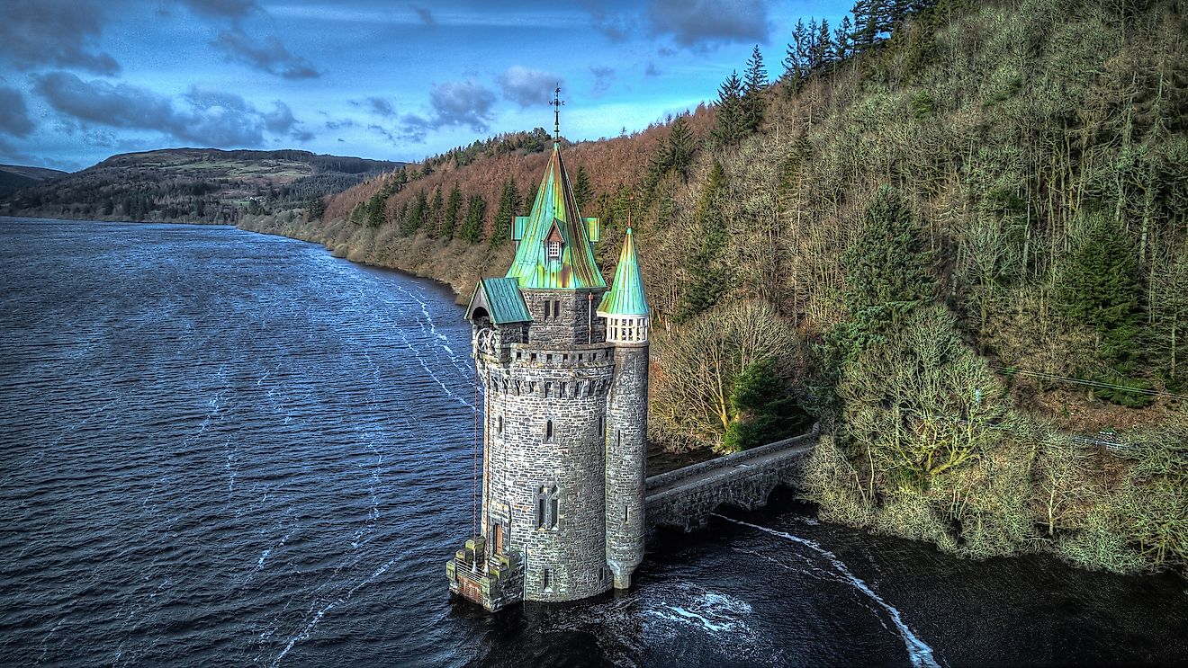 Cinderella Castle in Lake Vyrnwy