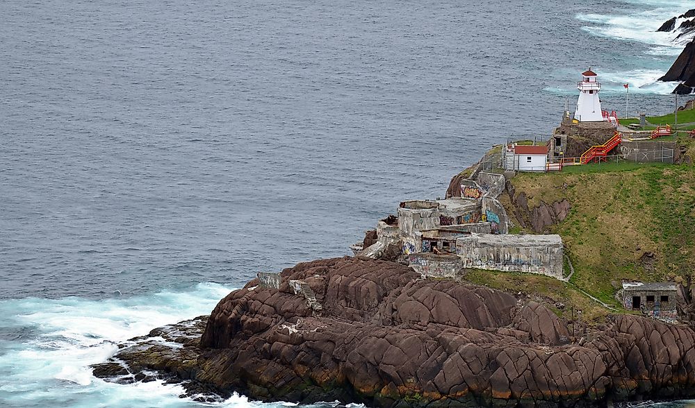 Cape Spear in Newfoundland, Canada is considered one of the easternmost points in North America. Editorial credit: meunierd / Shutterstock.com