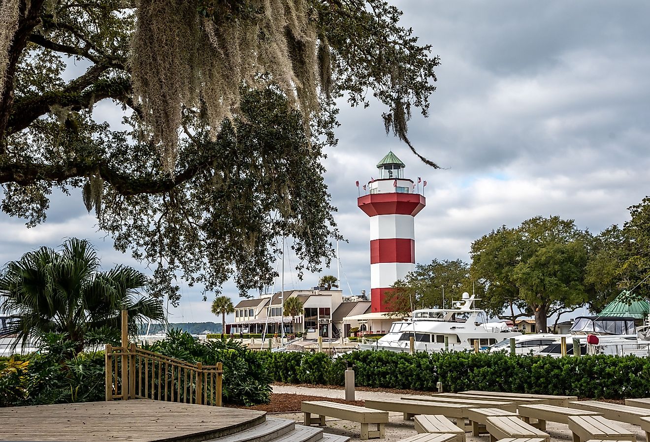 Lighthouse in Hilton Head Island, South Carolina.