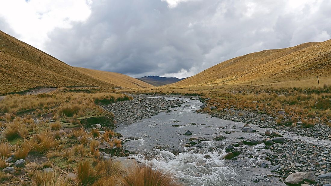 Although Bolivia is landlocked, it is home to many rivers. 