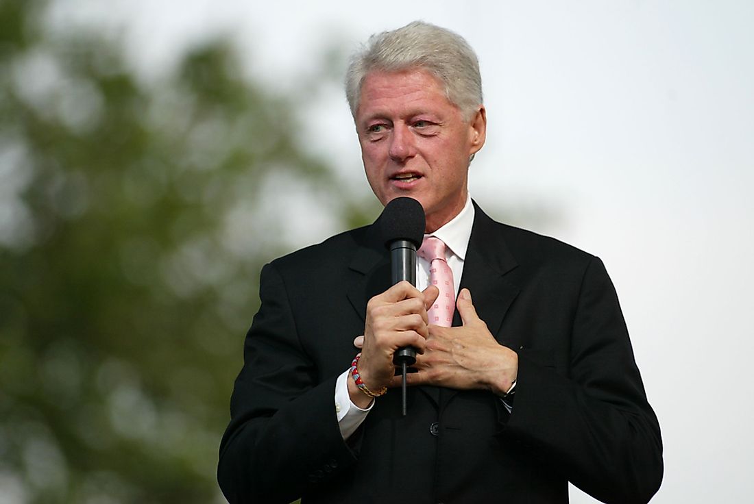 Bill Clinton in 2005. Editorial credit: Anthony Correia / Shutterstock.com. 