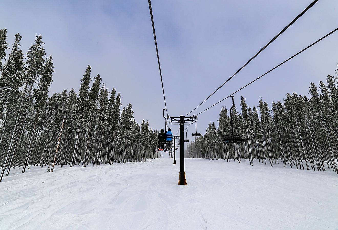 Lookout Pass ski area on the Idaho/Montana border.