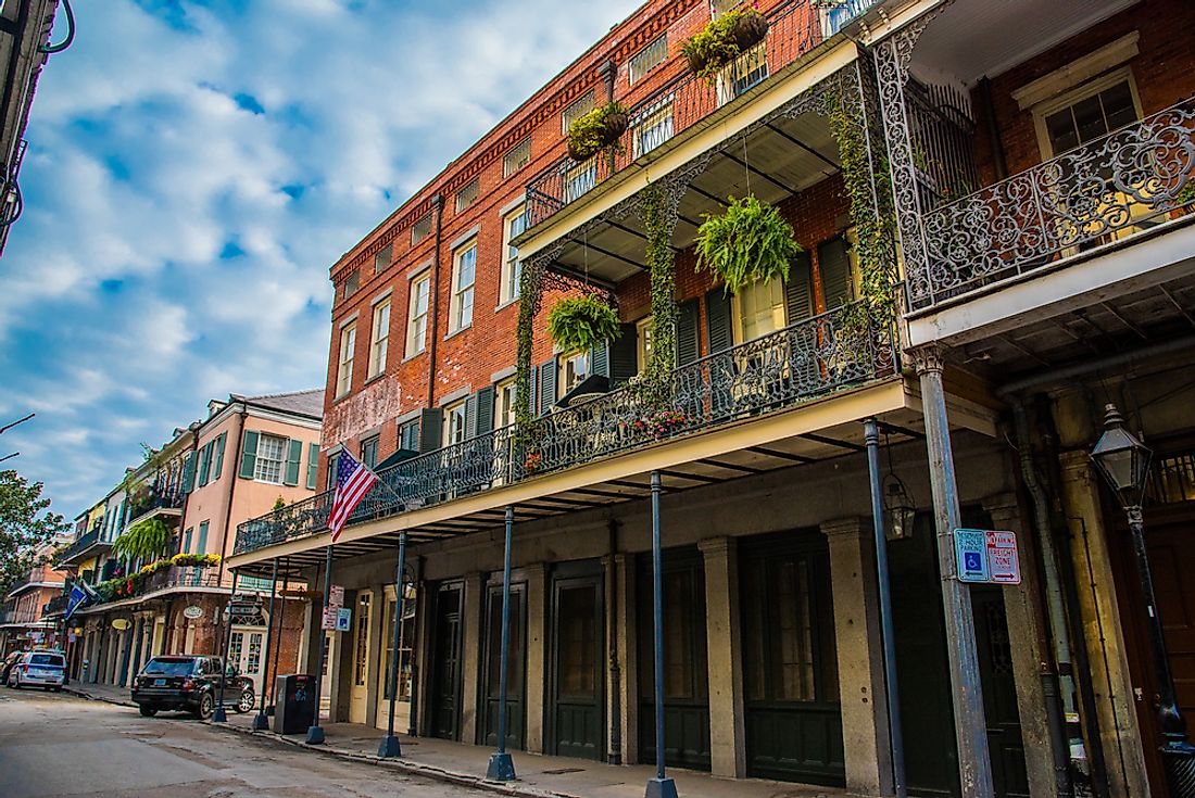 French Quarter in New Orleans, Louisiana. 