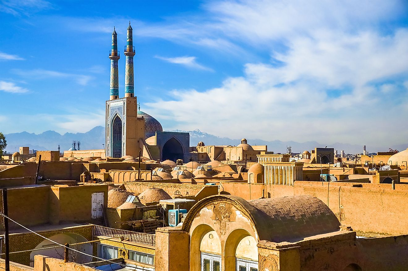 View of the historic centre of Yazd - Iran