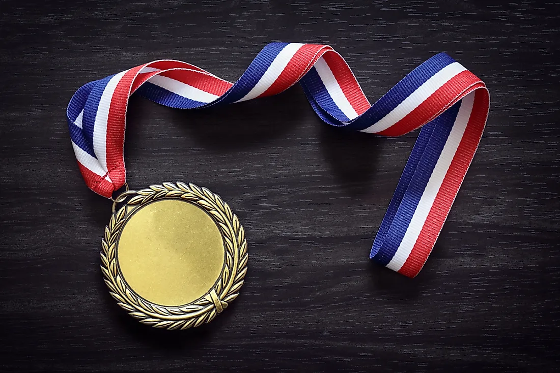 The gold medal is the highest wonder that can be won at the Olympic games. 