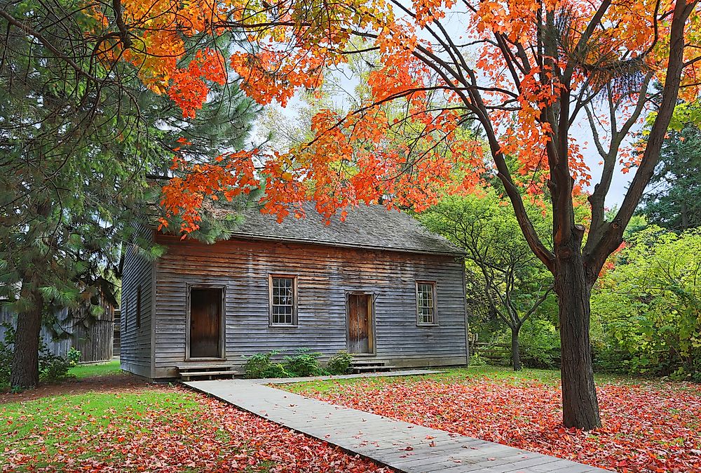 Loyalist housing in Black Creek Pioneer Village.