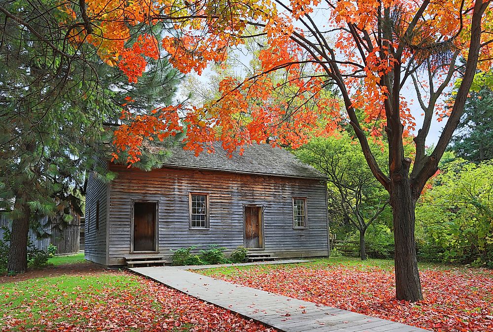 Loyalist housing in Black Creek Pioneer Village. 