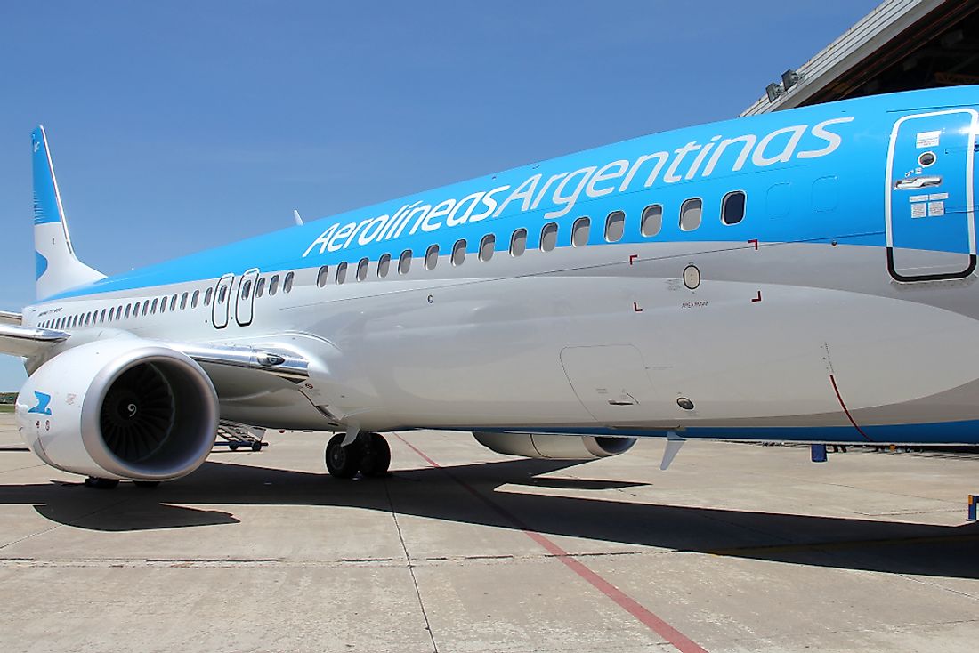 Aerolíneas Argentinas ranks as one of the safest airlines in the world. Editorial credit: claudio santisteban / Shutterstock.com.