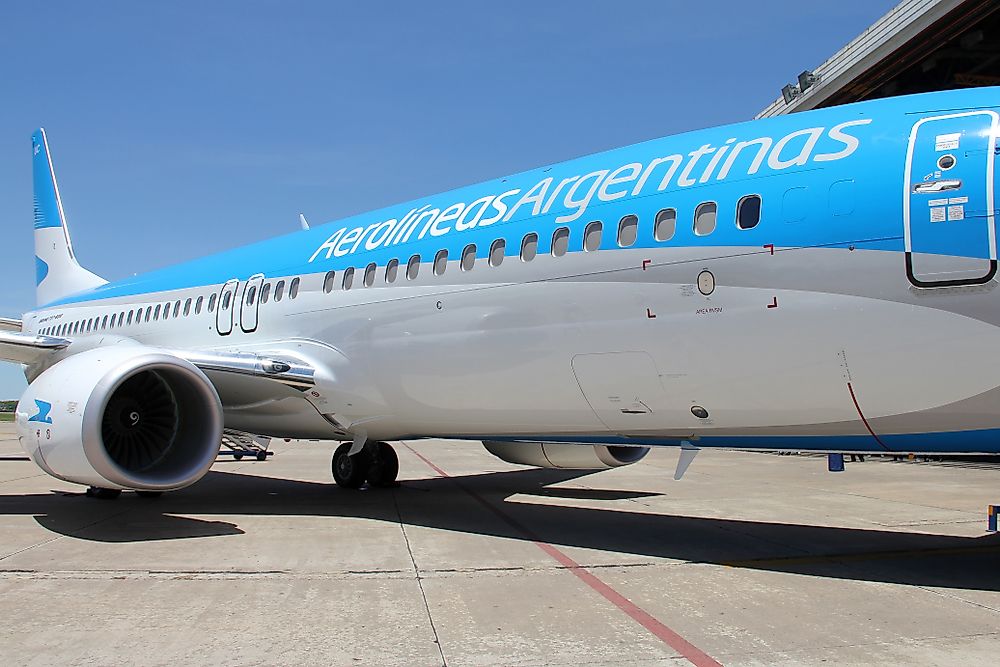 Aerolíneas Argentinas ranks as one of the safest airlines in the world. Editorial credit: claudio santisteban / Shutterstock.com.