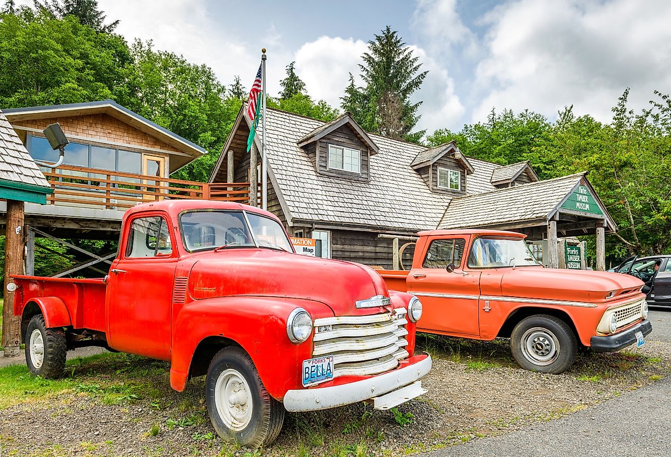 Forks, Washington, the setting of the Twilight films.