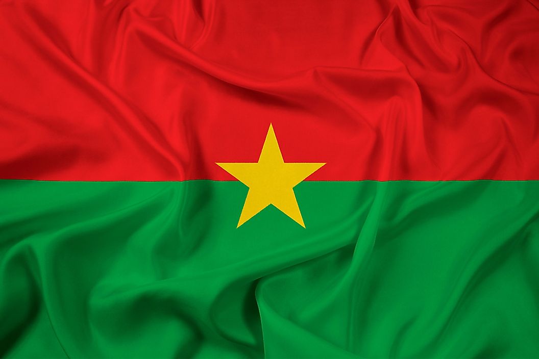 The flag of Burkina Faso.