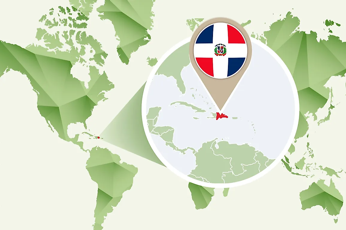 The Dominican Republic shares the Caribbean island of Hispaniola with the Haiti.