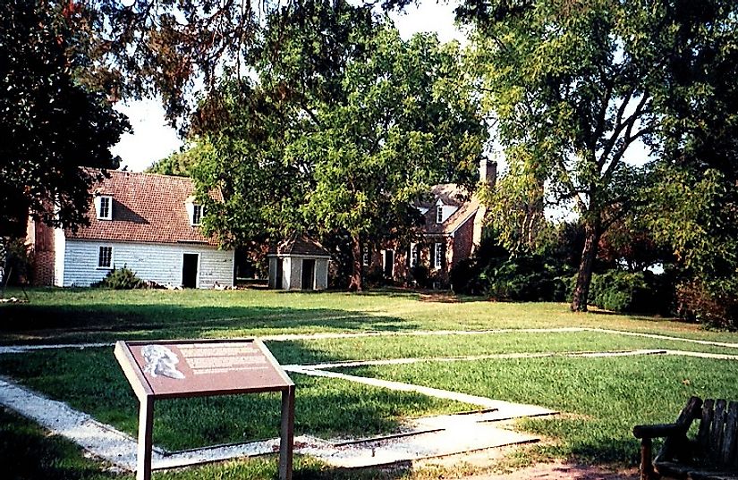 Popes Creek Estate, birthplace of George Washington in Westmoreland County, Virginia, is listed on the National Register of Historic Places, Reference #66000850.
