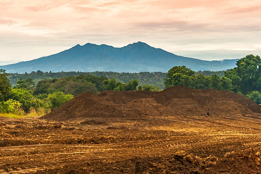 Mount Apo on the Philippine island of Mindanao, the country's highest peak.