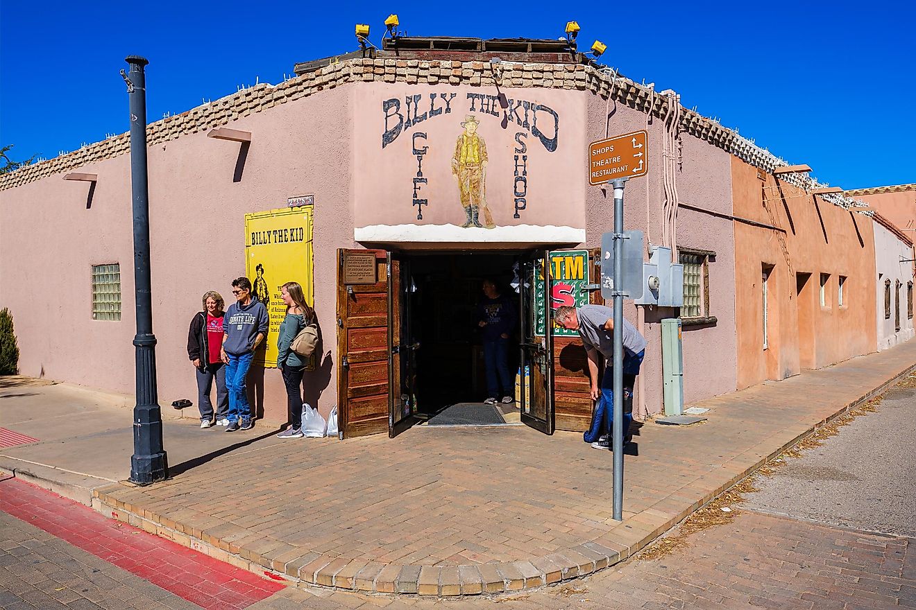 The gift shop across from the town square in Mesilla, New Mexico, USA. Editorial credit: Fotoluminate LLC / Shutterstock.com