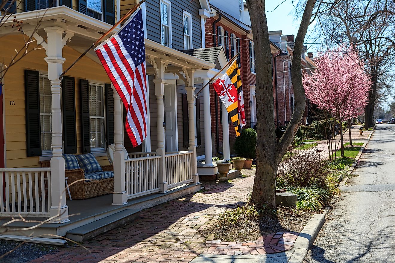 Chestertown, Maryland. Editorial credit: George Sheldon / Shutterstock.com.