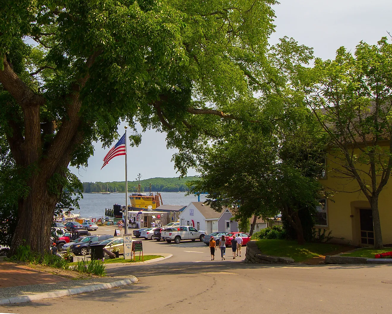 Downtown Castine, Maine.