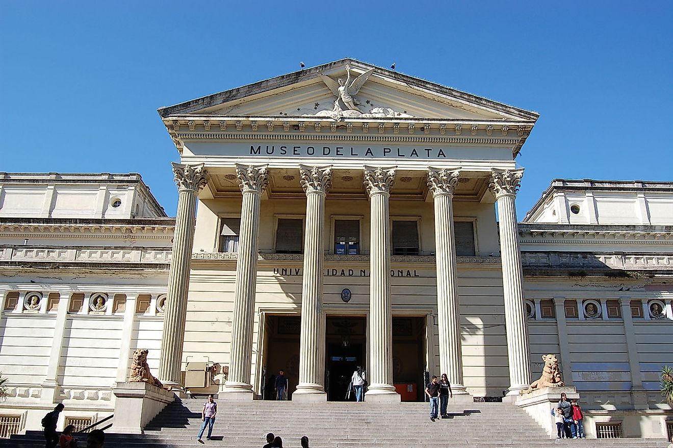 The façade of La Plata Museum, in Argentina. Image credit: Leandro Kibisz (Loco085)/Wikimedia.org
