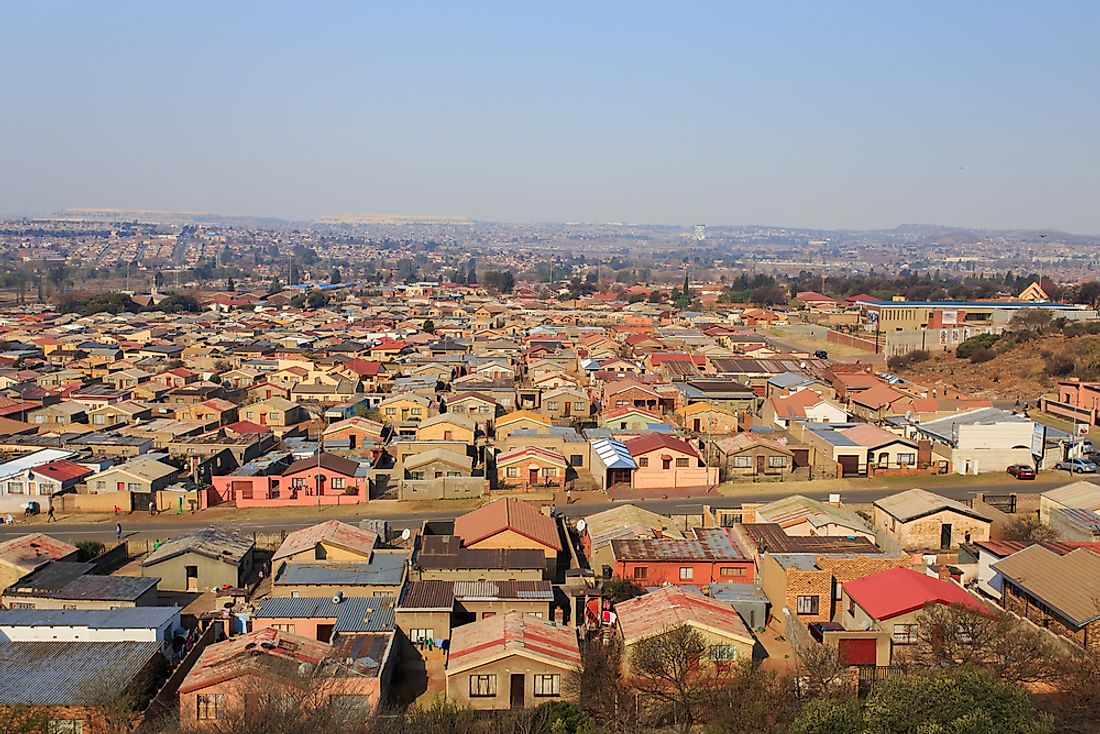 Soweto Township in Johannesburg, South Africa. 