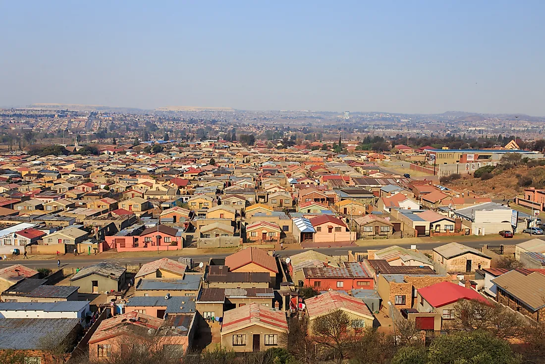 Soweto Township in Johannesburg, South Africa. 