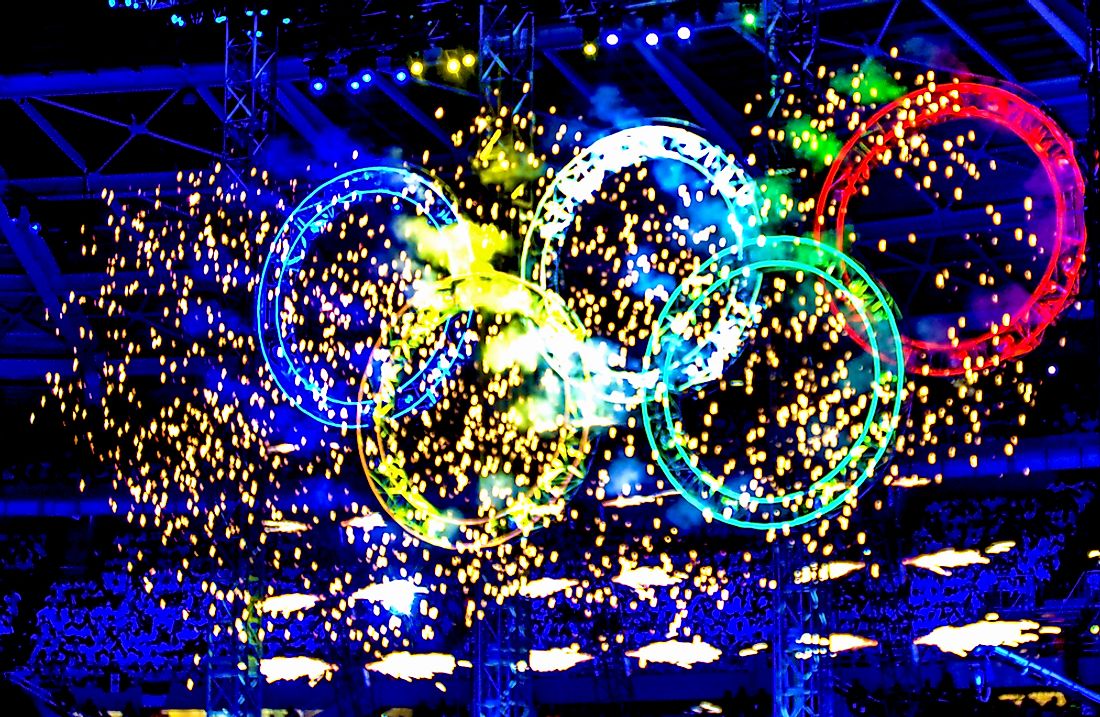 The 16 days of the Olympic Games commences with the opening ceremony. Editorial credit: Paolo Bona / Shutterstock.com