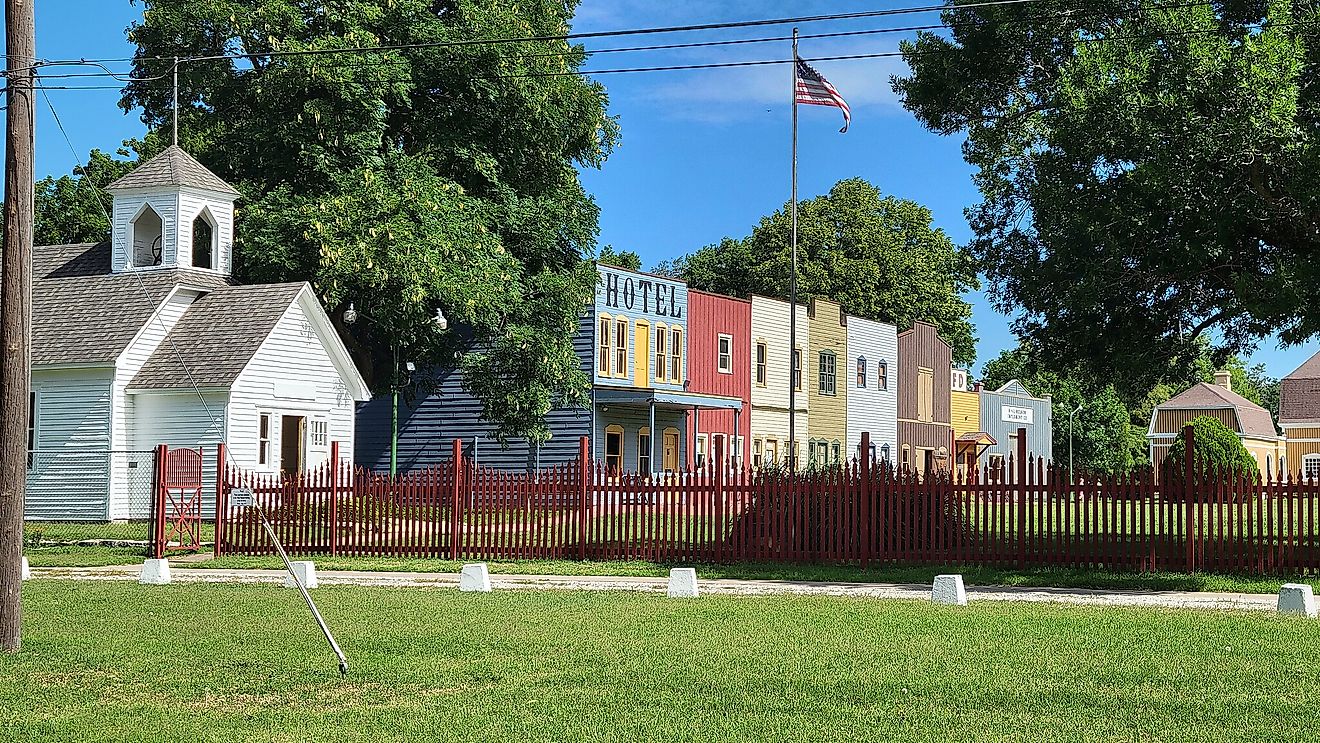 Heritage Square in Lindsborg, Kansas. By RuralResurrection, CC BY 4.0, via Wikimedia Commons