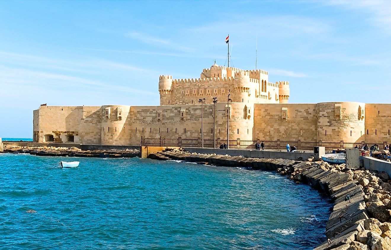 The city of Alexandria, Egypt, founded by Alexander The Great.