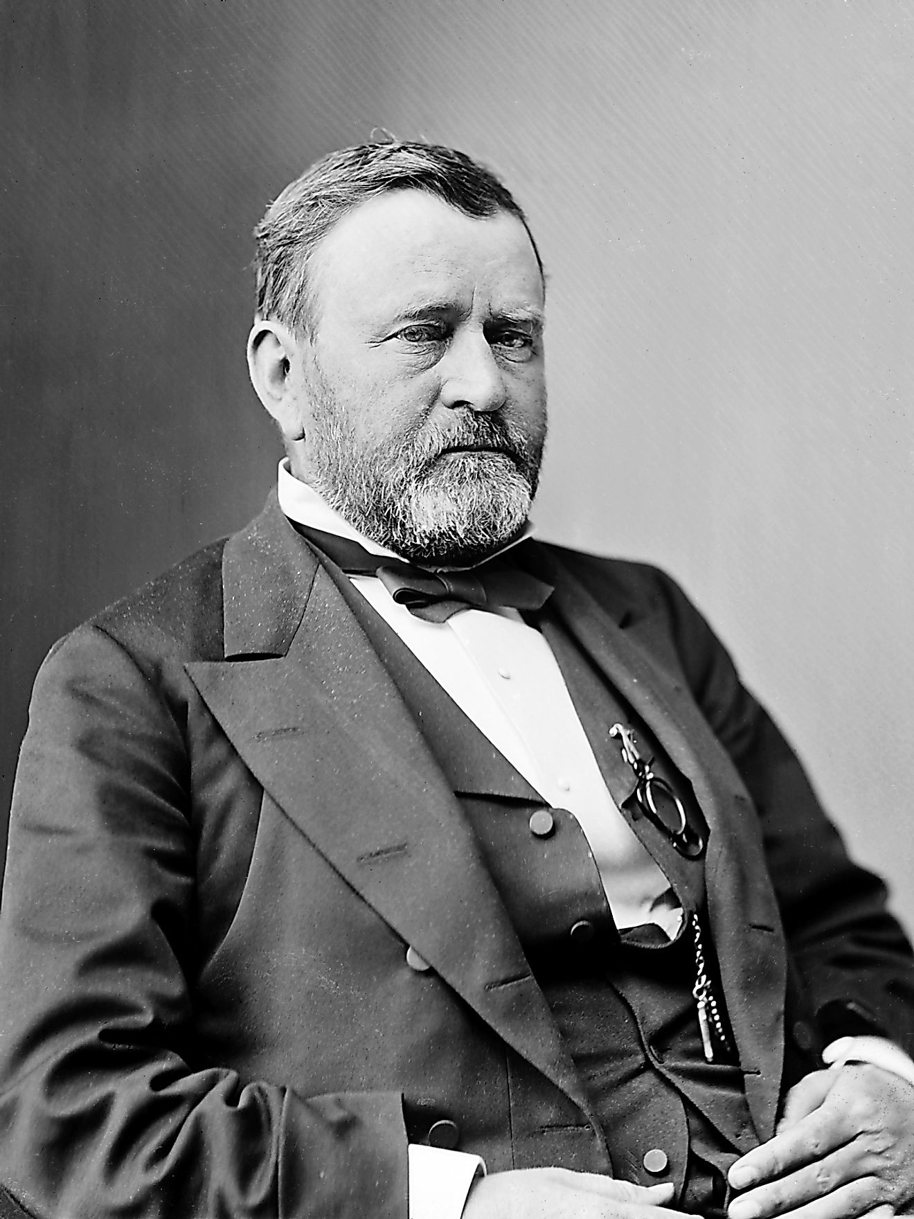 The 18th President of the United States Ulysses S. Grant. Image credit: Brady-Handy Photograph Collection, Library of Congress / Public domain