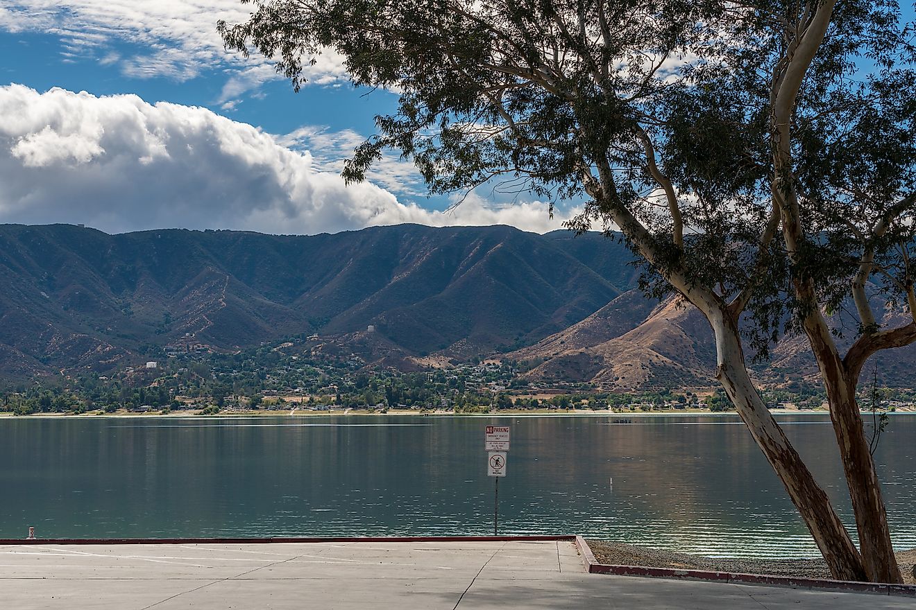 Lake Elsinore in California.