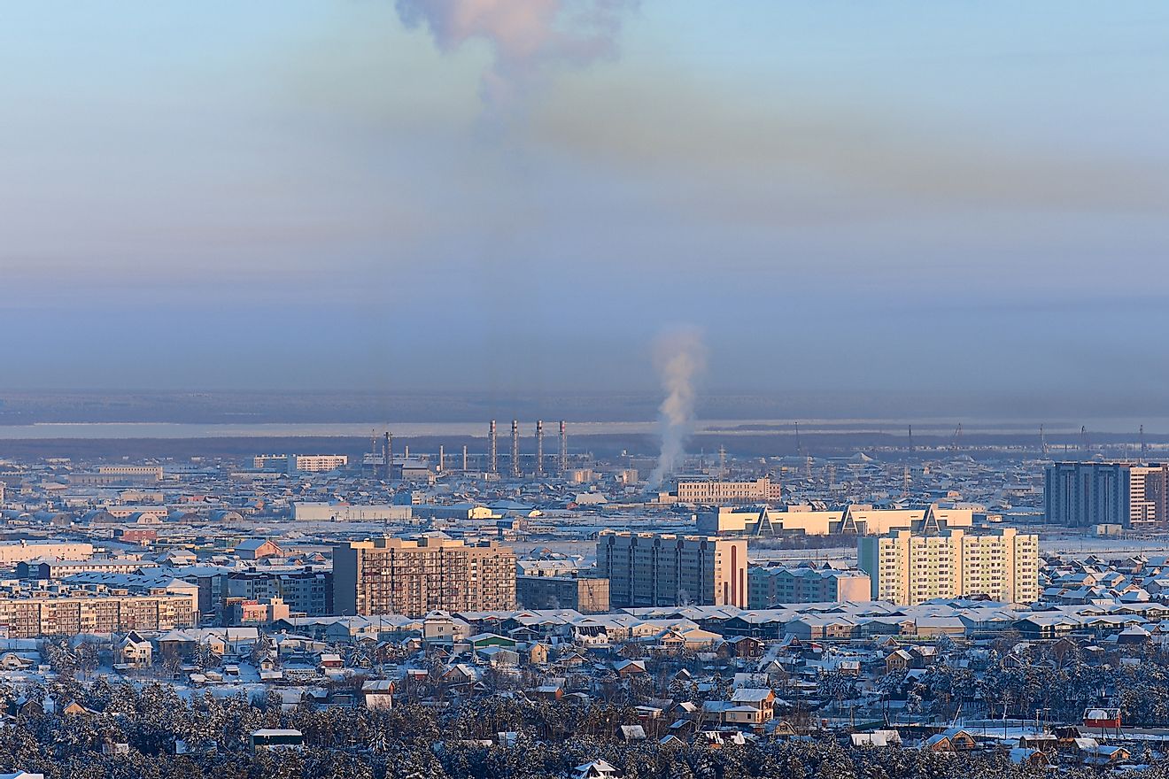 Yakutsk, the coldest city in the world.