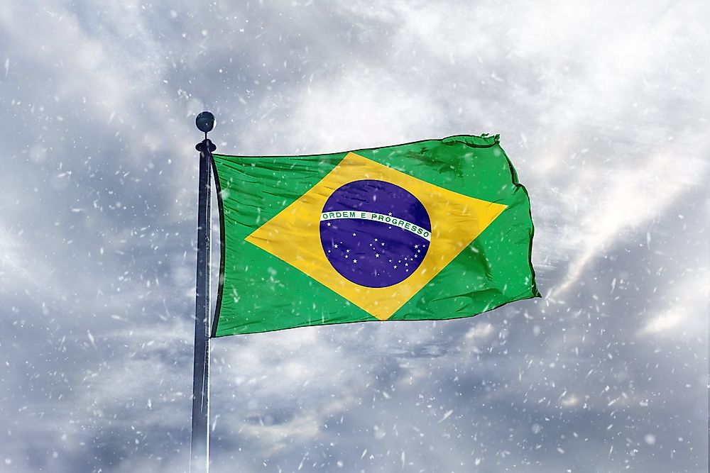 The higher elevations in Brazil inland states are known to receive snow annually. 