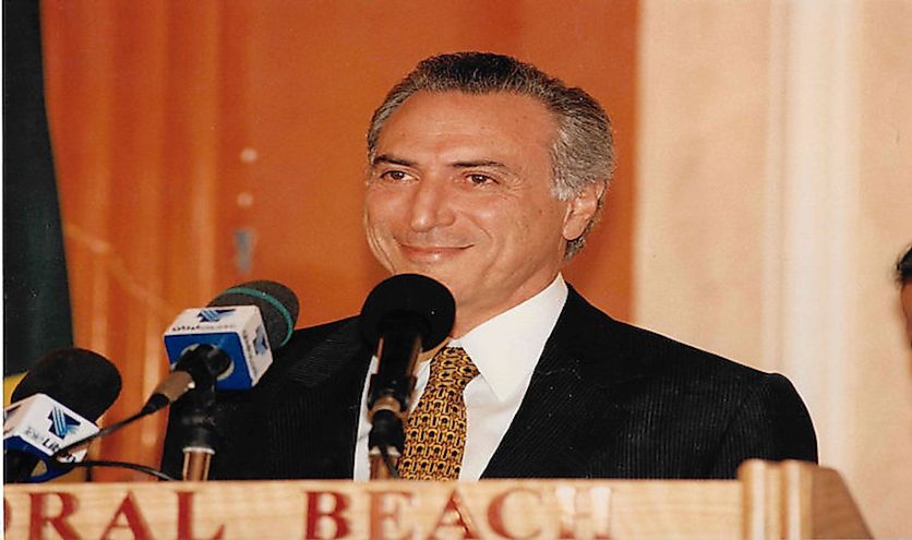 Michel Temer, the incumbent President of Brazil