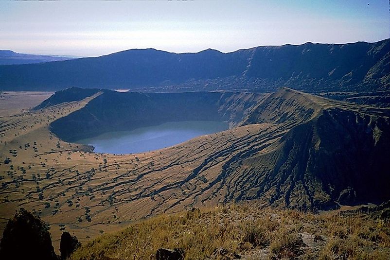 The Deriba Caldera, the highest point in Sudan.