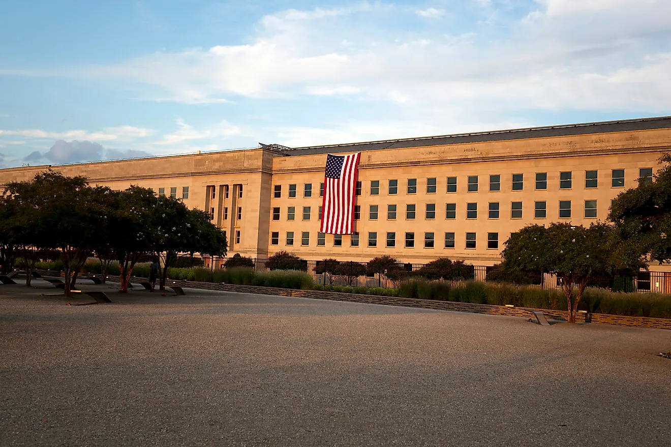 The Pentagon building in  Arlington County, VA. Via Shutterstock / Janusz Pienkowski