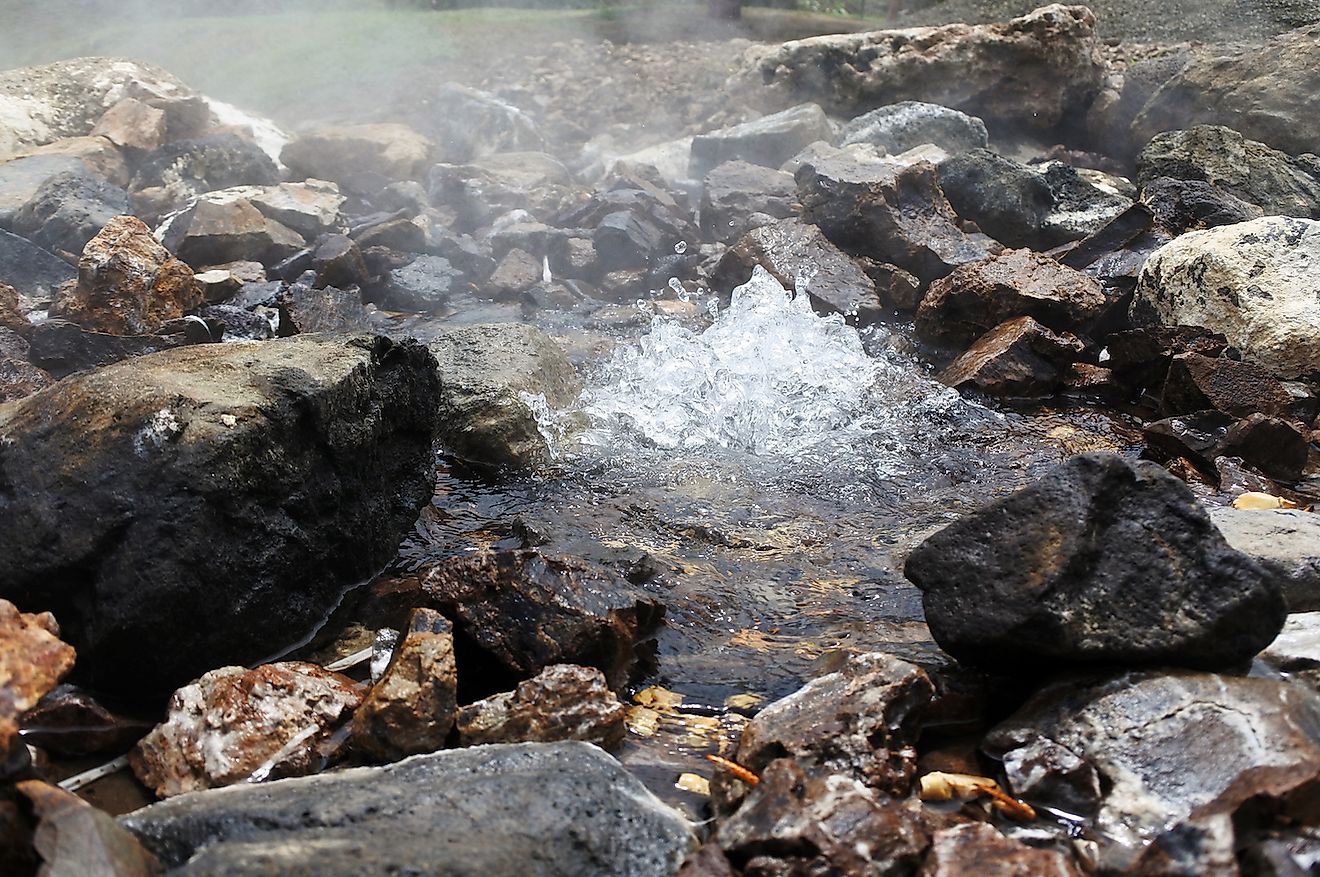 Hot water spring in Savusavu in Vanua Levu Island, Fiji. Image credit: ChameleonsEye/Shutterstock.com