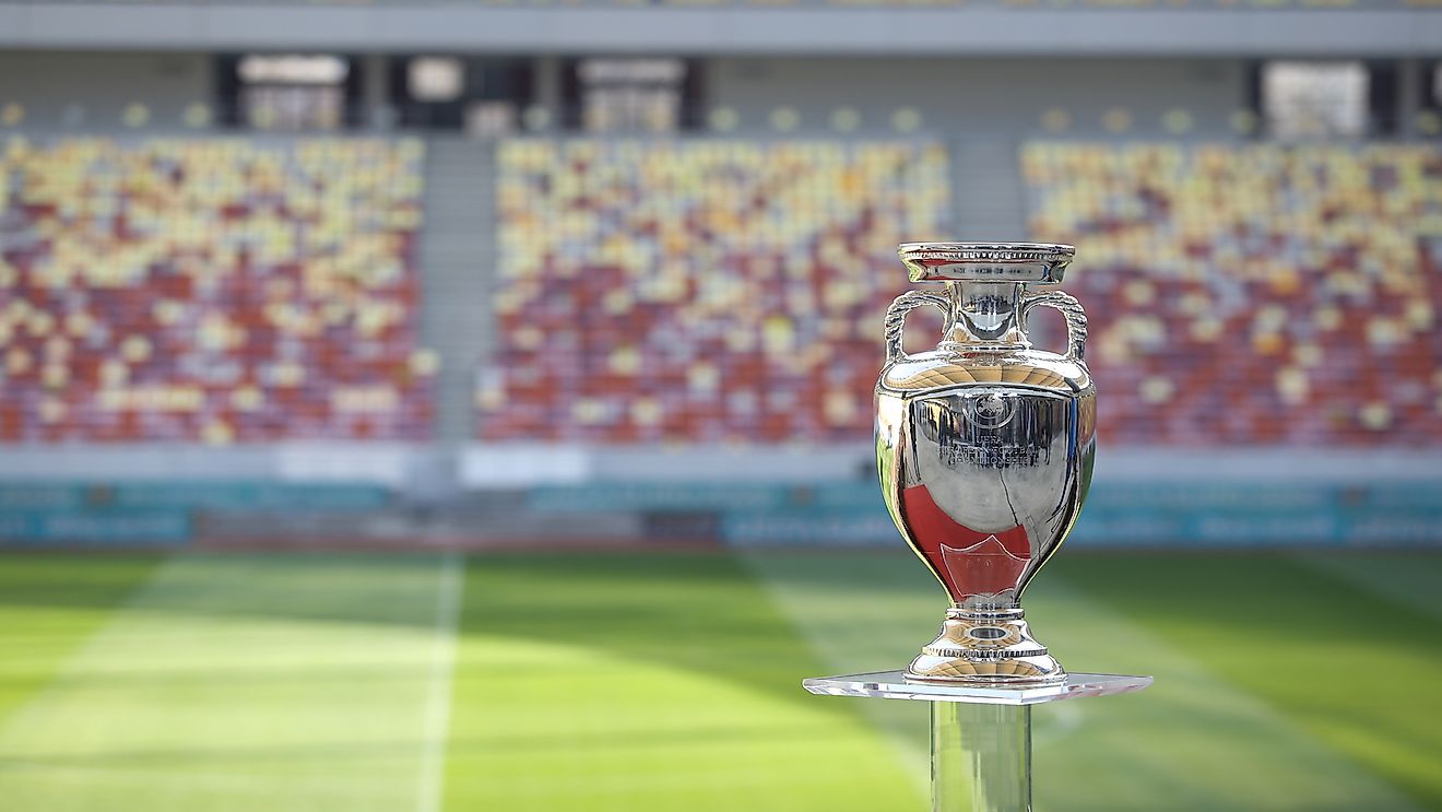 UEFA Euro 2020 tournament trophy.