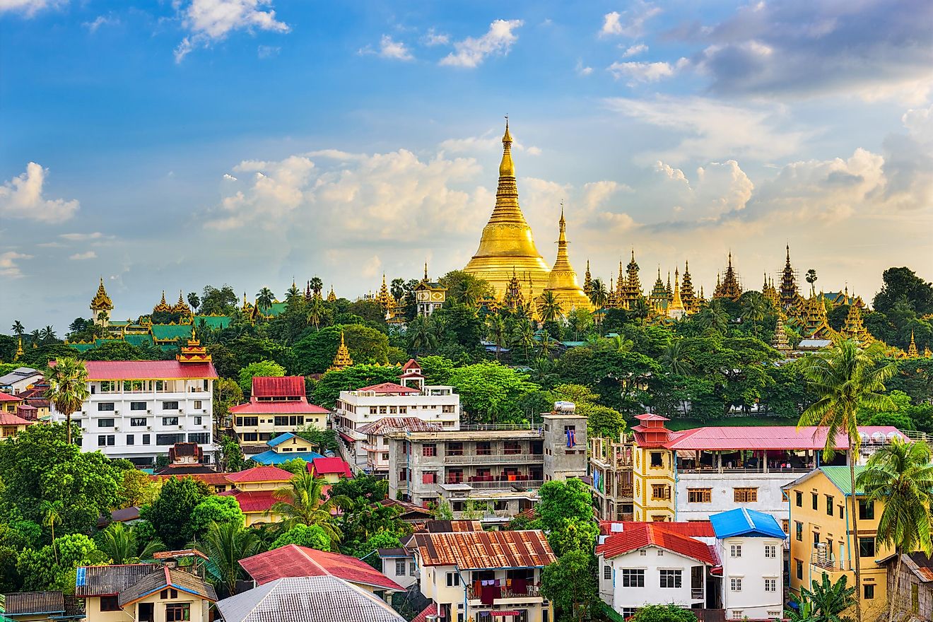 Naypyidaw, the capital city of Myanmar. 