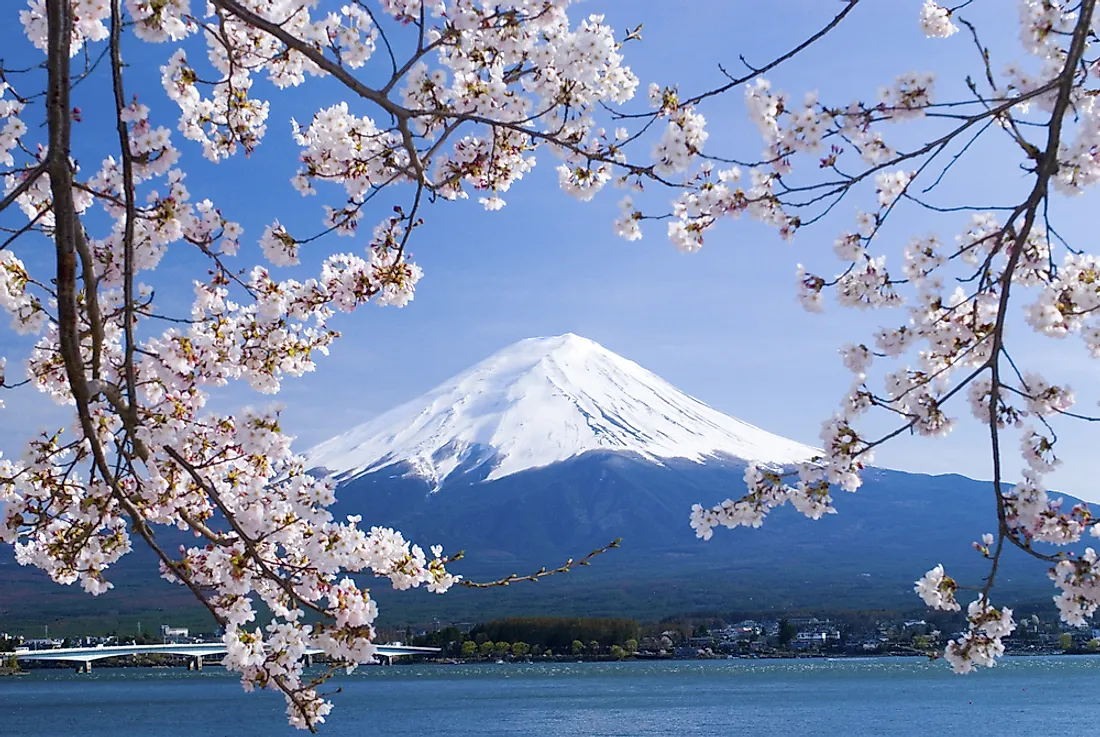 Mount Muji is the highest point in Japan. 