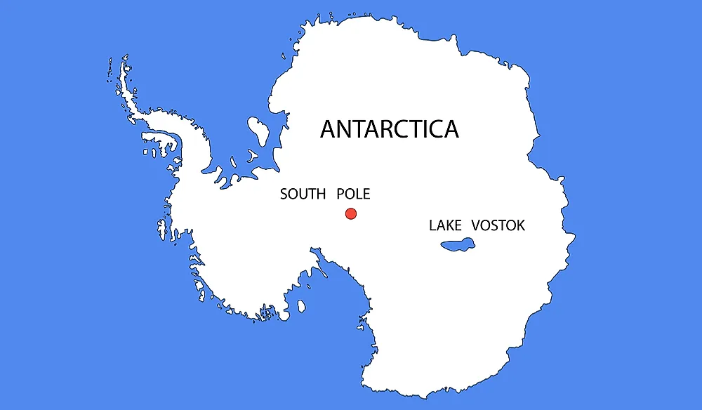 The waters of Lake Vostok are sealed off under Antarctica's thick ice sheet.