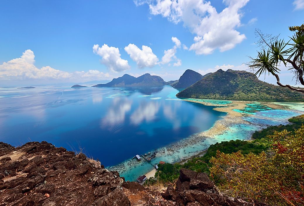 The Malaysian island of Borneo.