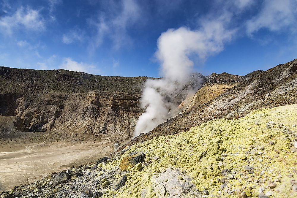 A hydrothermal vent in Indonesia. 