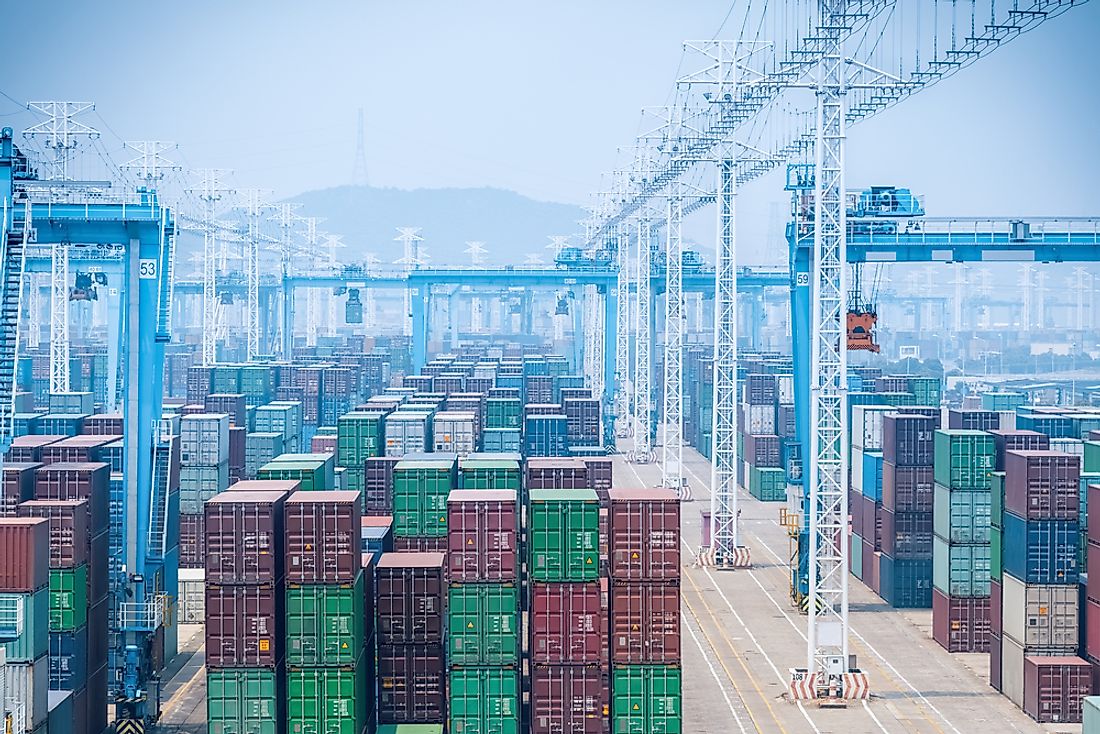The Port of Ningbo-Zhoushan is the world’s busiest in terms of tonnage moved. 