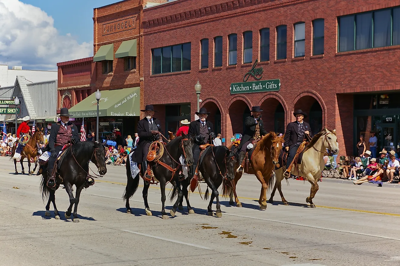 Independence Day Parade in Cody, Wyoming. Image: Harald Schmidt / Shutterstock.com.