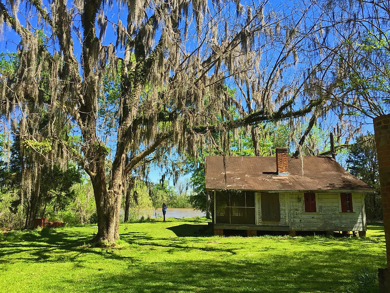 An abandoned house in Cahaba, Alabama.